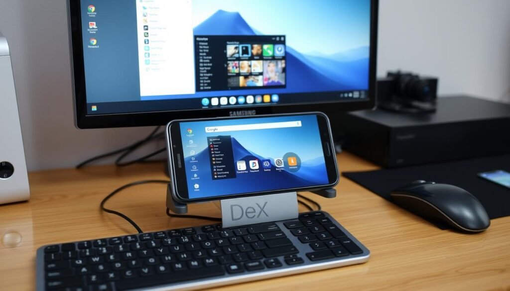 phone into a desktop
